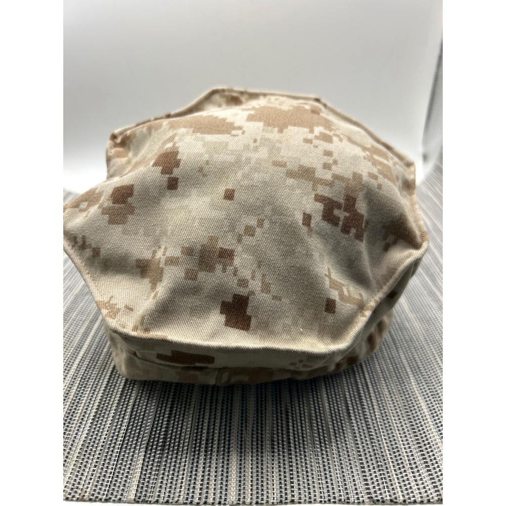 USMC MARPAT Desert Digital Camo Garrison Cover Hat EGA Small Sekri Industries - Picture 4 of 6